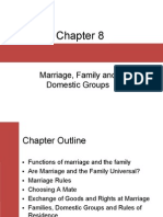 Marriage, Family and Domestic Groups