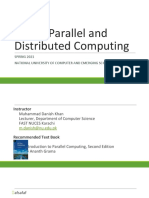 CS326 Parallel and Distributed Computing: SPRING 2021 National University of Computer and Emerging Sciences