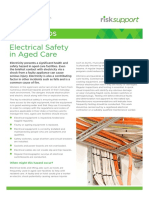 Electrical Safety in Aged Care Hazard