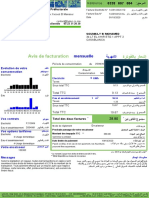 Avis de Facturation: Mensuelle