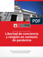 Libertad de Conciencia y Religión en Contexto de Pandemia