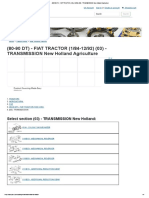 (80-90 DT) - FIAT TRACTOR (1 - 84-12 - 92) (03) - TRANSMISSION New Holland Agriculture