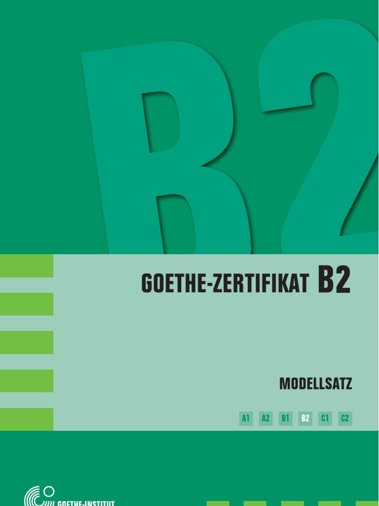Deutsch lernen: Goethe-Zertifikat - B2 (Download)