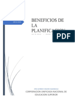 BENEFICIOS DE LA PLANIFICACION ESTRATEGICa