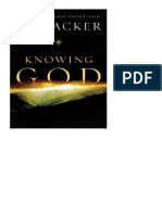El Conocimiento de Dios. J. I. Packer