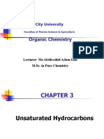 Chapter 3 Unsaturated Hydrocarbons