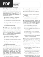 1ª Lista de Exercícios - PESQUISA OPERACIONAL 2