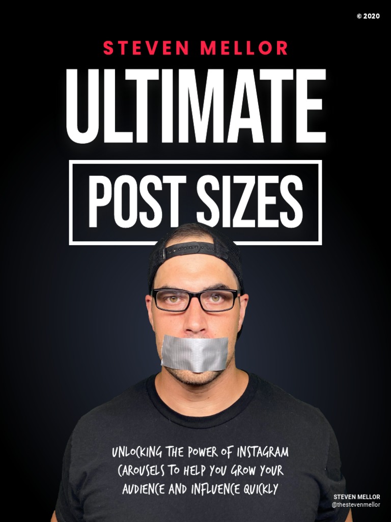 Ultimate Post Sizes Cheatsheet PDF Video Software