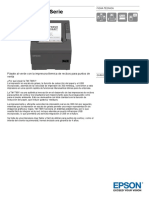 Epson TM T88V Serie Datasheet