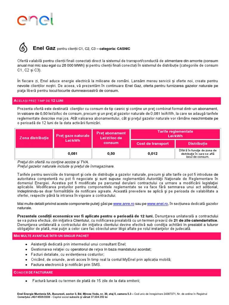 Enel Gaz | PDF