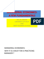 Managerial Economics - Fundamentals