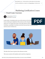 Google Digital Marketing Certification Course - Final Exam Answers - by Anubhav Mishra - Dev Genius - Medium