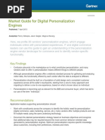 Market Guide For Digital Personalization Engines