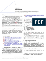 b115 10 Standard Specification For Electrolytic Copper Cathode