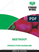 Beetroot Production Guideline 2019