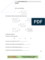 Sound - Checkpoint Physics Questions 1.: 1113/02/A/M/18/No.3