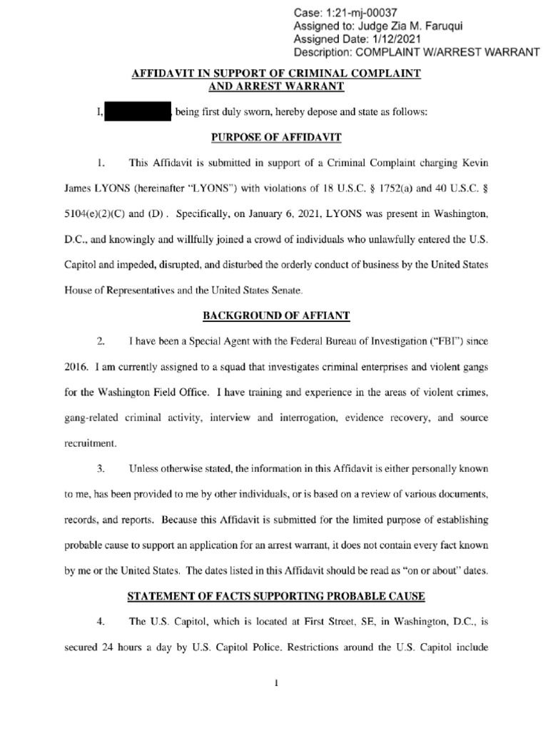 Kevin Lyons Affidavit PDF