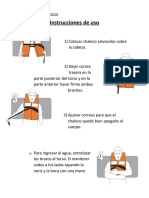 Instrucciones de Uso Chaleco Salvavidas