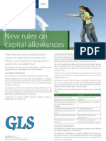 New Rules On Capital Allowances