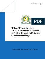 The Treaty For The Establishment of The East Africa Community 2006 1999