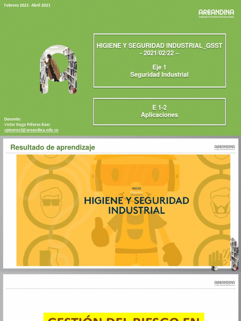 Gestión de Riesgos en Seguridad Industrial | PDF | Amianto | Riesgo