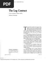 (Journal of Portfolio Management, Neuberger) The Log Contract