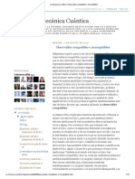 La Mecánica Cuántica - Observables Compatibles e Incompatibles