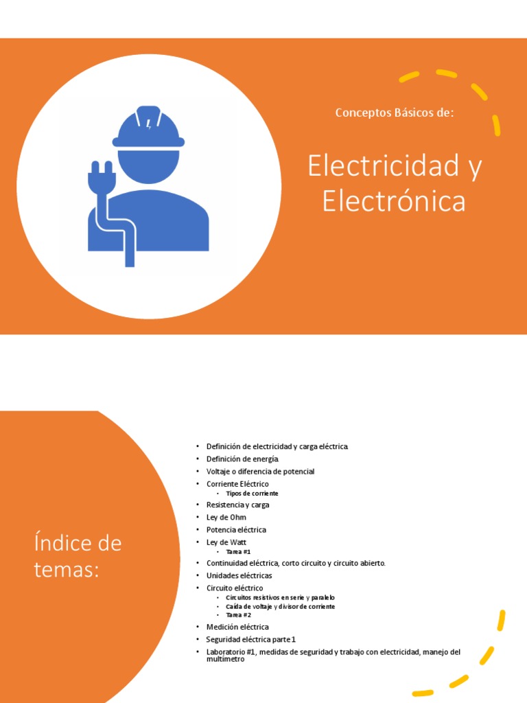 Basico de Electricidad y Electronica PDF Electricidad Corriente eléctrica