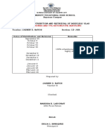 Distance Learning Schedule for Automotive Servicing Students