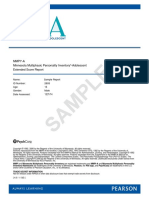 Mmpi-A Extended Score