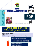 Parameter Genetik REPITABILITAS 10