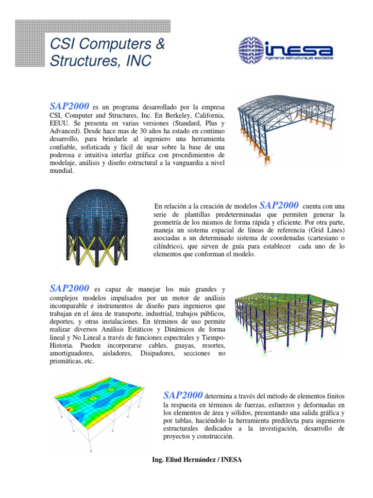 Info Programas CSI | PDF | Fundación (Ingeniería) | Hormigón