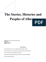 Grade 4 The Stories Histories and Peoples of Alberta Unit Plan