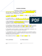 Clausula Adicional Aclaracion Salario y Contrato Vigente