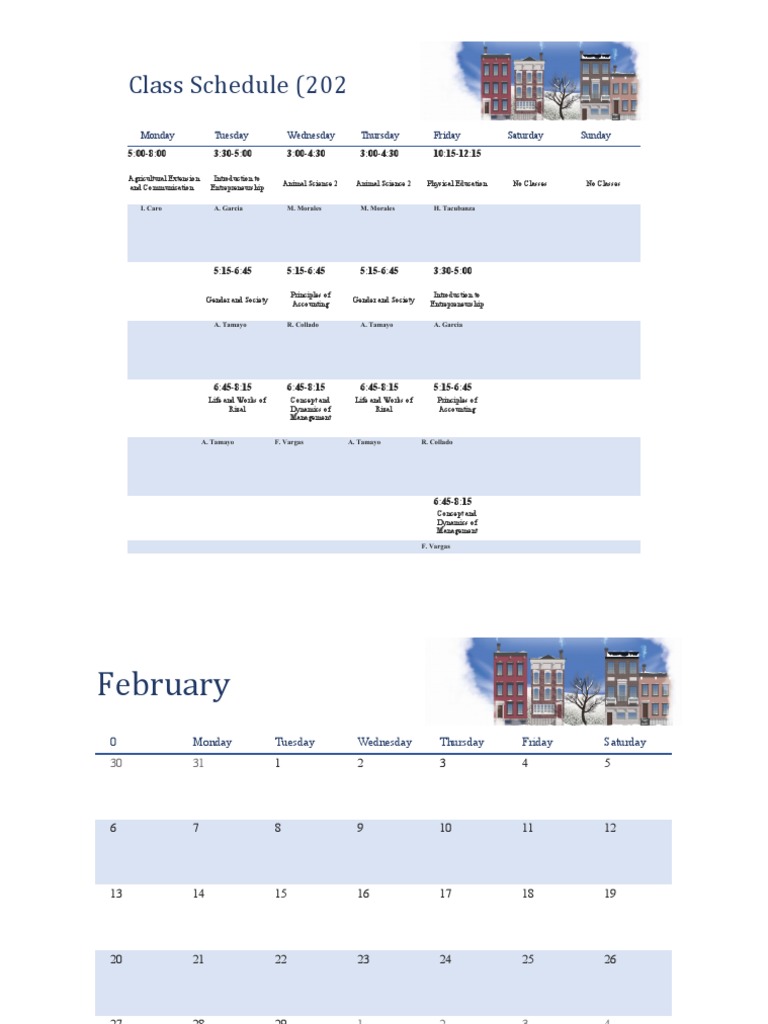 Seasonal illustrated any year calendar1 pdf