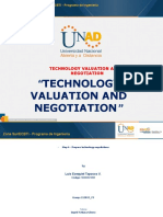 Technology Valuation and Negotiation