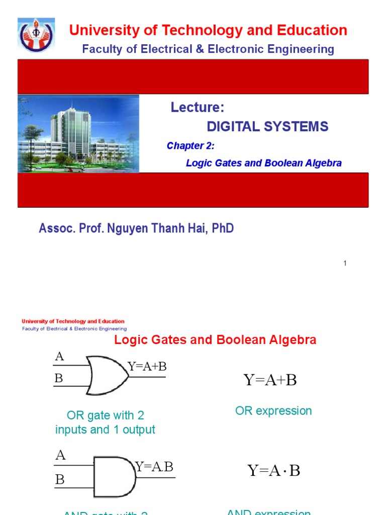 Logic Gates and Boolean Algebra Guide | PDF | Logic Gate | Boolean Algebra