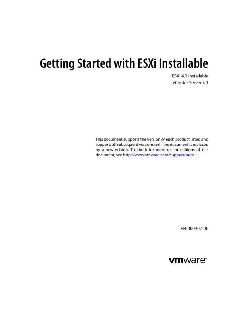 Getting Started With ESXi Installation | PDF | Ip Address | Domain Name ...