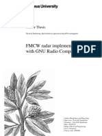 FMCW Radar Implemented With GNU Radio Companion: Master Thesis