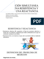 Medición Simultánea de Una Resistencia y Una Reactancia