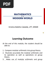 1 Modular Arithmetic