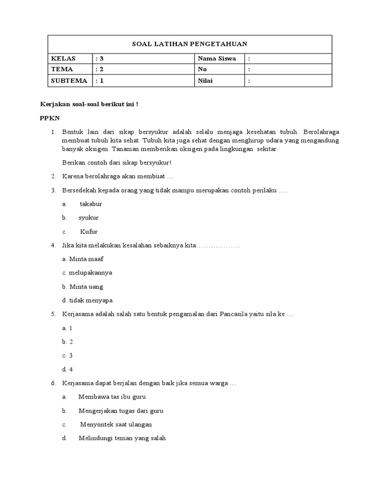 Menggali Kekayaan Motif: Latihan Ulangan Harian Tema 2 "Batik Nusantara" untuk Siswa Kelas 3 SD