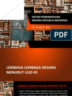Sistem Pemerintahan Negara Republik Indonesia