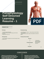 Patophysiology Self Directed Learning - 1