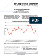 Global Milk Prices Lower Than in 2009 - VirginiaAg DASC-57 (2015)