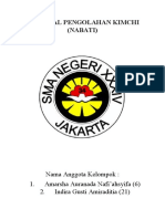 PROPOSAL PEMBUATAN KIMCHI-Aura Dan Indira X IPS 2 PKWU