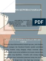 JENIS-JENIS KEWIRAUSAHAAN Secara Umum Dan Keperawatan