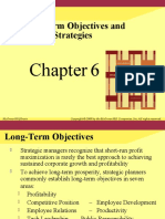 Long-Term Objectives and Strategies: Mcgraw-Hill/Irwin