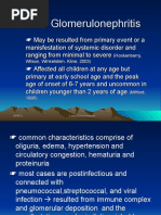 Acute Glomerulonephritis