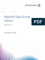 Map Info Data Access Library Developer Guide